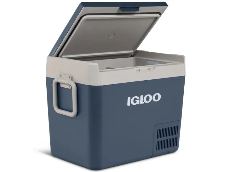 Kühlboxen|Igloo Kompressor-Kühlbox ICF40 AC/DC 39 l Rauchblau