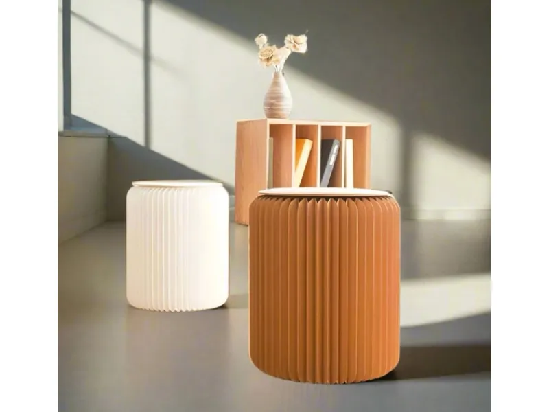 IH Paper Faltbar 1 Sitzer Bank Set aus Kraftpapier mit Kissen ST01W* Best