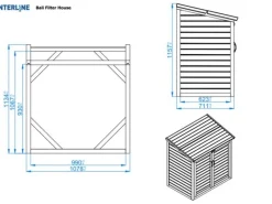 Einbaupools|Interline Pumpenhaus Java Universal 116 x 115 x 80