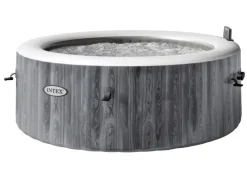 Intex Outdoor Whirlpools|PureSpa Bubble Massage Greywood Deluxe Ø 196 cm x 71 cm