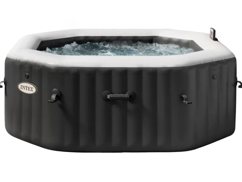 Intex Outdoor Whirlpools|PureSpa Octagon Bubble Jet mit Salzwassersystem Ø 201 cm x 71cm