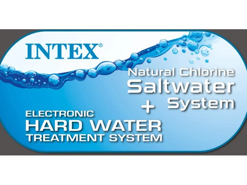 Intex Outdoor Whirlpools|PureSpa Octagon Bubble Jet mit Salzwassersystem Ø 201 cm x 71cm