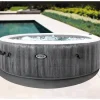 Whirlpool PureSPA Bubble Massage Greywood Deluxe Grau Ø 216 x 71 cm*Intex New
