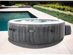 Whirlpool PureSPA Bubble Massage Greywood Deluxe Grau Ø 216 x 71 cm*Intex New