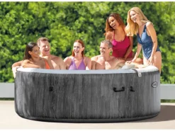 Whirlpool PureSPA Bubble Massage Greywood Deluxe Grau Ø 216 x 71 cm*Intex New
