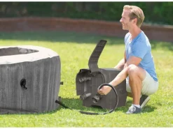 Whirlpool PureSPA Bubble Massage Greywood Deluxe Grau Ø 216 x 71 cm*Intex New