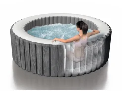 Whirlpool PureSPA Bubble Massage Greywood Deluxe Grau Ø 216 x 71 cm*Intex New