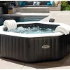 Whirlpool PureSPA Bubble Jet laminiertes Vinyl Schwarz Octagon Ø 218 x 71*Intex Hot