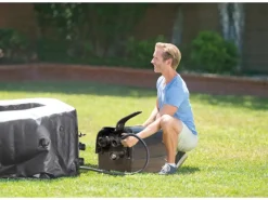 Whirlpool PureSPA Bubble Jet laminiertes Vinyl Schwarz Octagon Ø 218 x 71*Intex Hot