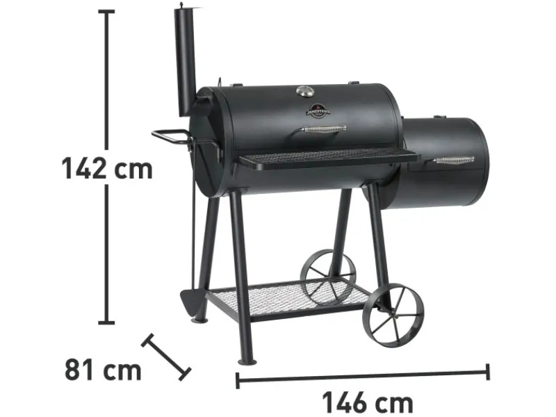 Jamestown-Grill Smoker|Holzkohlegrills|Jamestown Smoker Charlton
