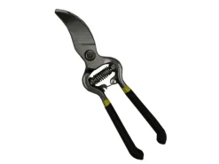 Gartenschere aus Karbonalstahl 20cm Schwarz Rosenschere*Jardinion New