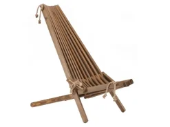 Gartenstuhl mit Verstellbarer Liege Holz Gartenliege*Jardinion Sale