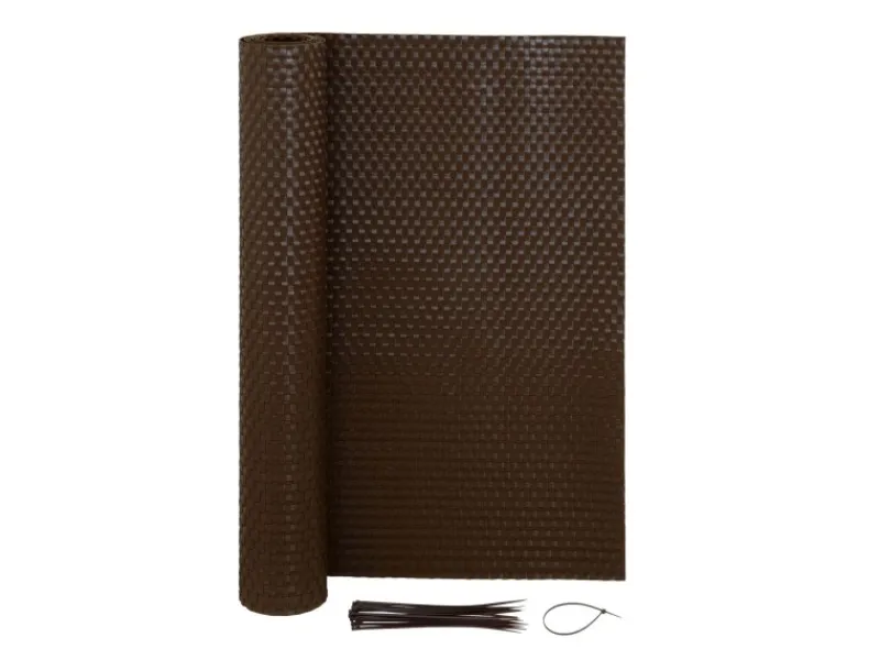 Jardinion Balkonsichtschutz|Sichtschutzmatte 3m x 1m Kunststoff mit Kabelbindern