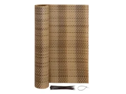 Jardinion Balkonsichtschutz|Sichtschutzmatte 3m x 1m Kunststoff mit Kabelbindern