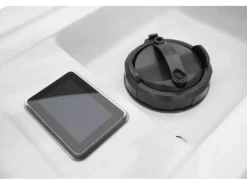 Eisbadewanne NARSARA Anthrazit Marmorweiß Temperatur Zwischen 3°C und 37°C*Jet-Line Clearance