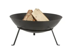 Feuerschale Minnesota aus Metall in Schwarz Ø 50 cm*Jet-Line Best