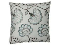 Outdoor Dekokissen 2er Set Blüten Creme/Bunt 40 x 40 cm*Jet-Line Clearance