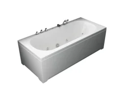 Jet-Line Outdoor Whirlpools|Whirlpool Villa Gabriela in Weiß mit Unterwasserbeleuchtung und 12 Düsen