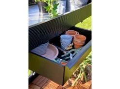 Gewächshaus Alutisch 2 Sektionen Schwarz*Juliana