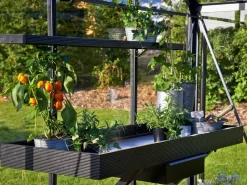 Gewächshaus Alutisch 2 Sektionen Schwarz*Juliana