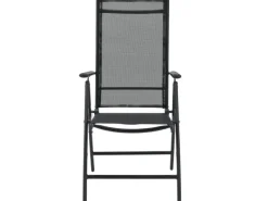 Juskys Balkonmöbel|Aluminium Gartengarnitur Milano 9 Teilig mit Tisch und 8 Stühlen