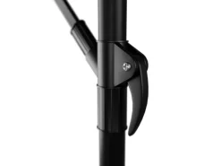 Juskys Sonnenschirme|Ampelschirm Brazil Ø 3,0m mit Kurbel und Standfuß in