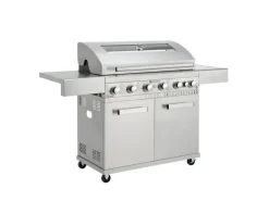 Juskys Gasgrills|BBQ Gasgrill Minnesota mit 6 Brennern & 1 Seitenbrenner