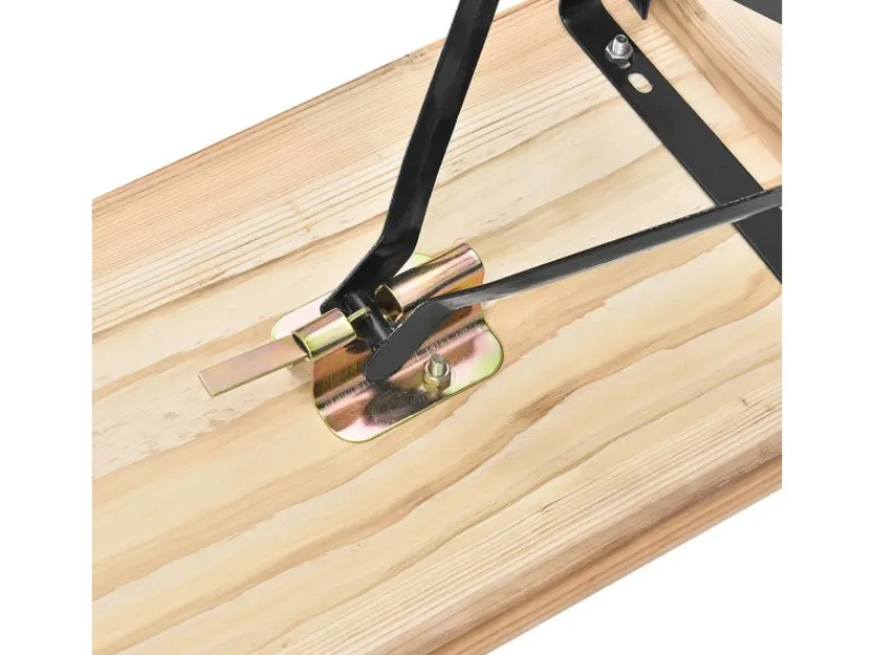 Bierzeltgarnitur Bichl 3 teilig mit lackiertem Tannenholz 170 cm*Juskys