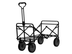 Juskys Campingzubehör|Bollerwagen Schwarz