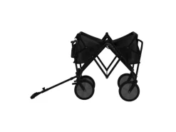 Juskys Campingzubehör|Bollerwagen Schwarz