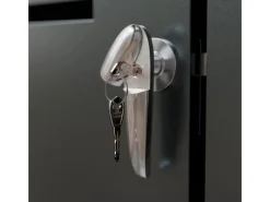 4er Metall Mülltonnenbox Arel*Juskys