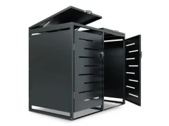 2er Metall Mülltonnenbox Arel*Juskys Online