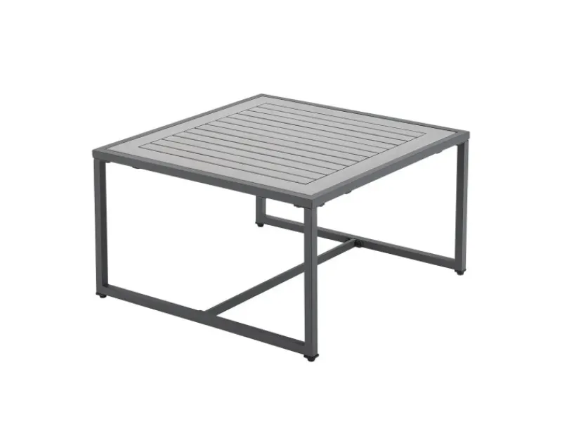 Juskys Lounge-Gartenmöbel|Gartenmöbel Lounge St. Tropez Dunkelgrau Hellgrau