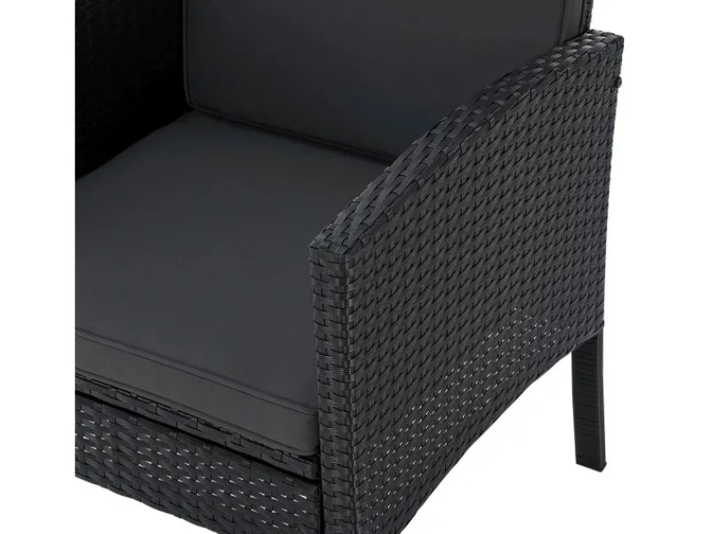 Polyrattan Gartenmöbel Sitzgruppe Turin*Juskys Discount