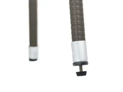 Polyrattan Gartenstühle Yoro 2er Set Stapelbar mit Armlehnen Grau Meliert*Juskys Outlet