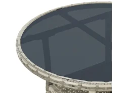 Polyrattan Gartentisch Yoro Rund 60 cm*Juskys Hot