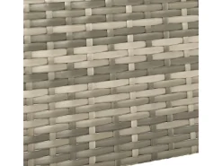 Juskys Gartentische|Polyrattan Gartentisch Yoro Quadratisch 60x60 cm