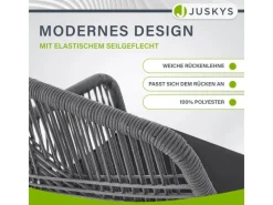 Rope Gartenstühle Kastos 6er Set*Juskys New