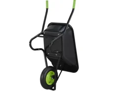 Schubkarre Garden 100L mit Handschuhen Schwarz*Juskys Discount