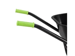 Schubkarre Garden 100L mit Handschuhen Schwarz*Juskys Discount