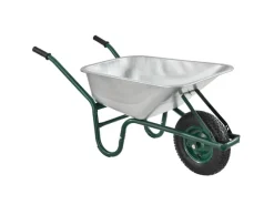 Schubkarre Garden 100L Silber*Juskys Online