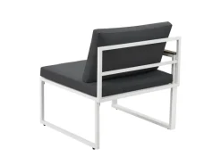 Sofa Set Gartenmöbel Bari mit Bezügen in Dunkelgrau*Juskys