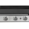 Justus Gasgrills|BBQ Grill Plancha 3 Brenner Edelstahl / Schwarz