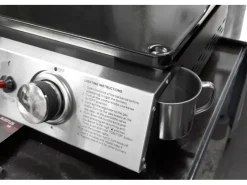 Justus Gasgrills|BBQ Grill Plancha 3 Brenner Edelstahl / Schwarz