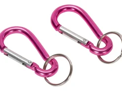 Campingzubehör|Karabinerhaken Aluminium 60 mm 2 Stück