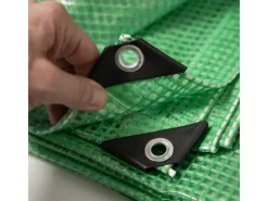 Abdeckplane Leno Extra Reißfest Wasserdicht mit Ösen 140 g/m² 8 x 10 m*Karat Discount