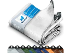 Karat Pool Abdeckung|Pavillons|Abdeckplane Wasserdichte Plane mit Ösen Schutzplane 140 g/m² 8 x 14 m