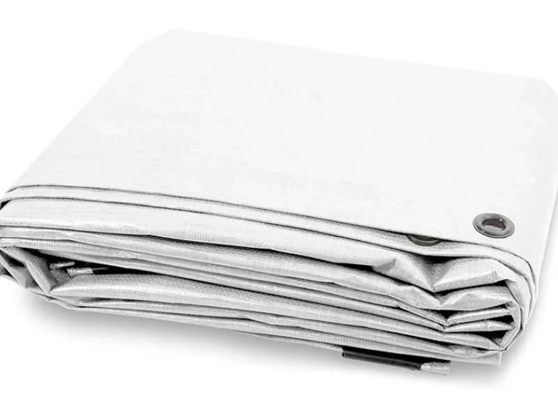 Karat Pool Abdeckung|Abdeckplane Wasserdichte Plane mit Ösen Schutzplane 240 g/m² 1,5 x 6 m