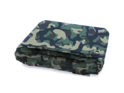 Karat Pool Abdeckung|Wassersport|Abdeckplane Wasserdichte Plane mit Ösen 100 g/m² Camouflage 2 x 3 m