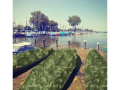 Karat Pool Abdeckung|Wassersport|Abdeckplane Wasserdichte Plane mit Ösen 100 g/m² Camouflage 2 x 3 m